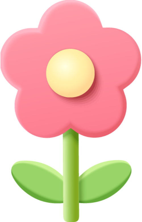 Hoa, hoa lá, flower, 3D