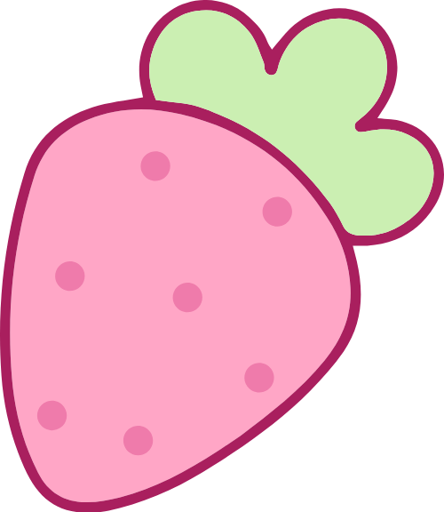 Cute, dễ thương, dâu, strawberry