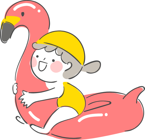 Cute, dễ thương, con gái, girl, hồng hạc, summer, mùa hè