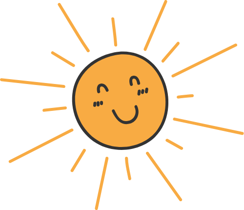 Mặt trời, sun, cute, dễ thương