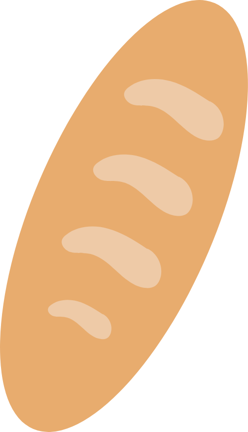 dễ thương, cute,bánh mì, bread