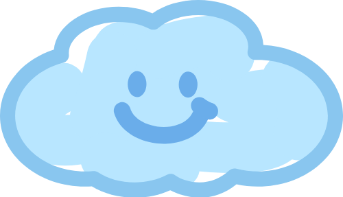 Cute, dễ thương, mây, cloud