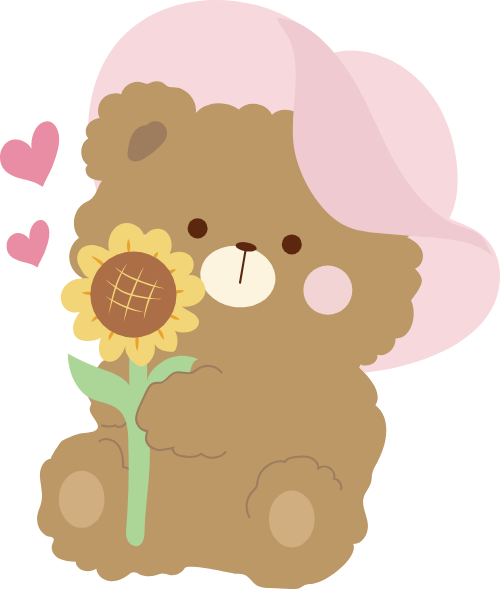 Cute, dễ thương, gấu, bear 1