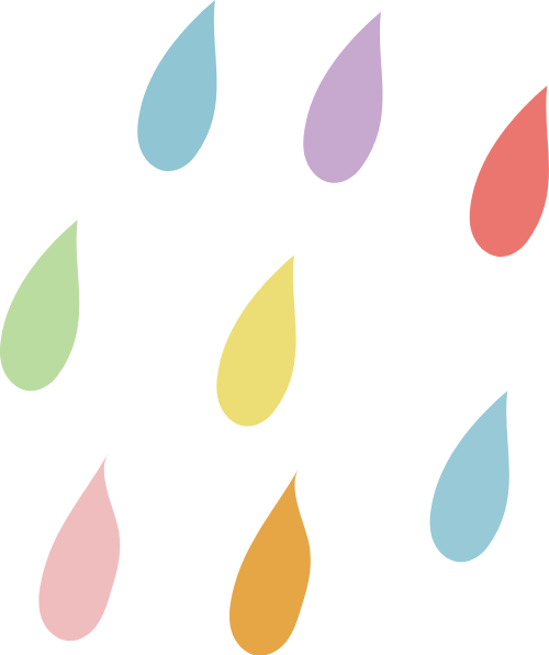 dễ thương, cute,cầu vồng, rainbow, rain, mưa