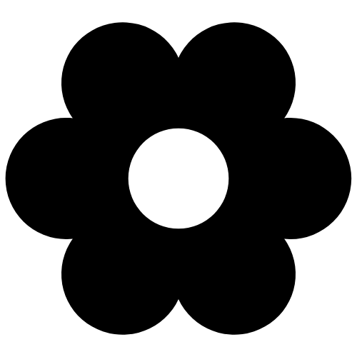 Icon, biểu tượng, hoa, flower, line 7