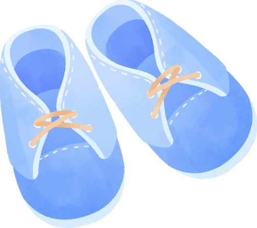 Giày, giày em bé, shoes, water color, màu nước