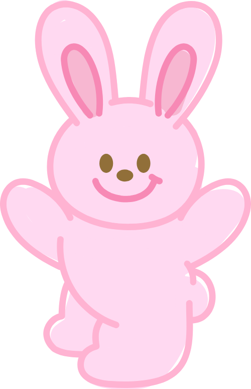 Cute, dễ thương, bunny, rabbit