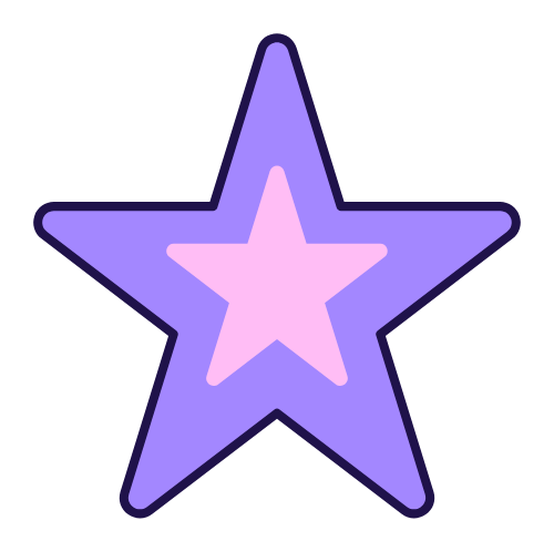 Y2k, retro, vintage, flat design, ngôi sao, star