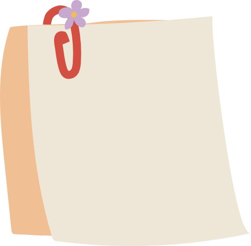 Giấy ghi chú, note, shape, mảng