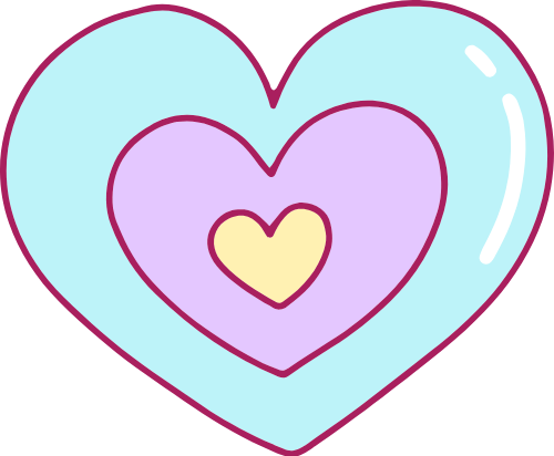 Cute, dễ thương, trái tim, heart