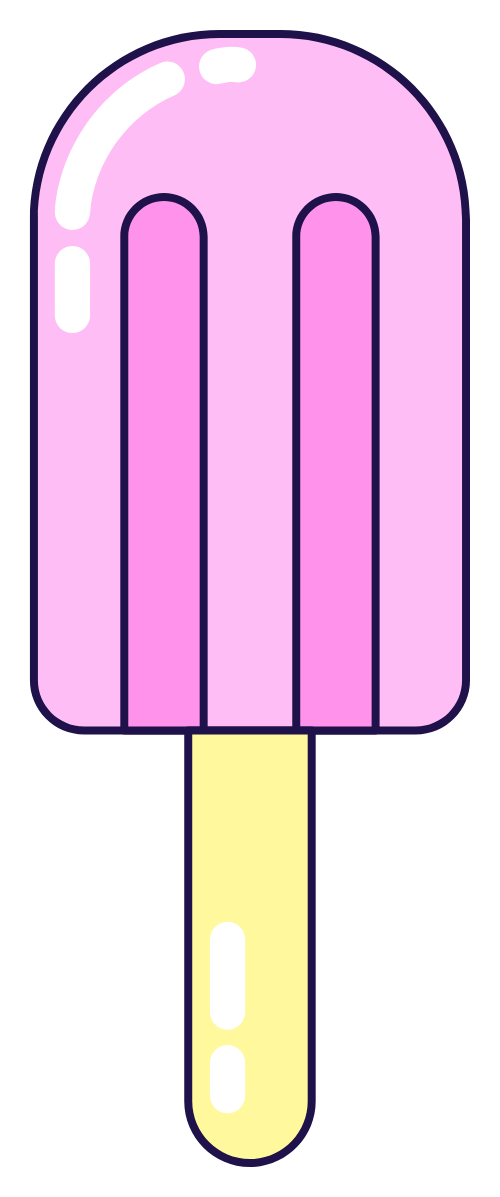 Y2k, retro, vintage, flat design, kem, ice cream