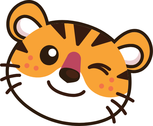 Cute, dễ thương, hổ, tiger