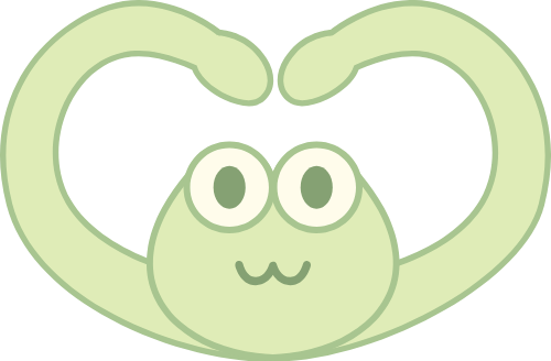 ếch, frog, dễ thương, cute 1