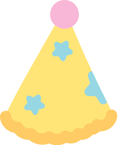 Nón, hat, sinh nhật, birthday, cute, dễ thương