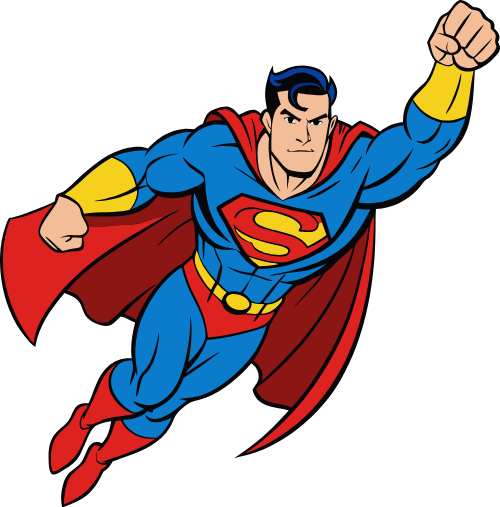 Super man, siêu nhân, siêu anh hùng, cartoon, hoạt hình