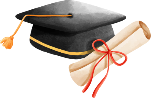 Nón tốt nghiệp, nón, hat, tốt nghiệp, graduation, mortarboard cap, watercolor