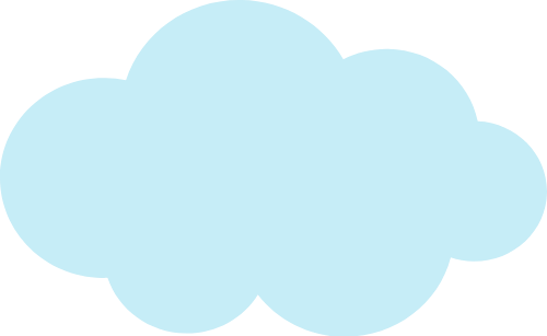 Mây, cloud, shape, dễ thương, cute