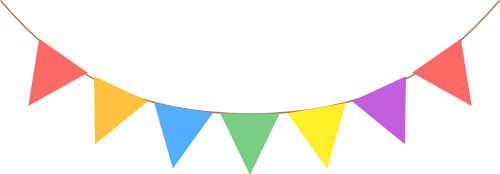 Cờ, lá cờ, flag, sinh nhật, birthday, dễ thương, cute