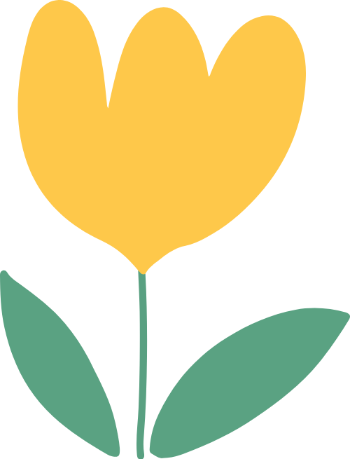 Hoa, flower, lá, leaf, dễ thương, cute 2