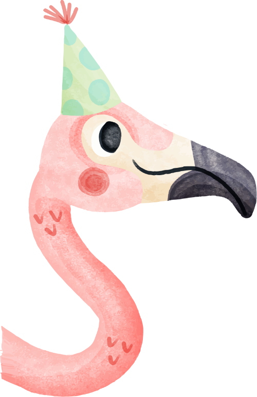 Cọ, brush, hồng hạc,  flamingos