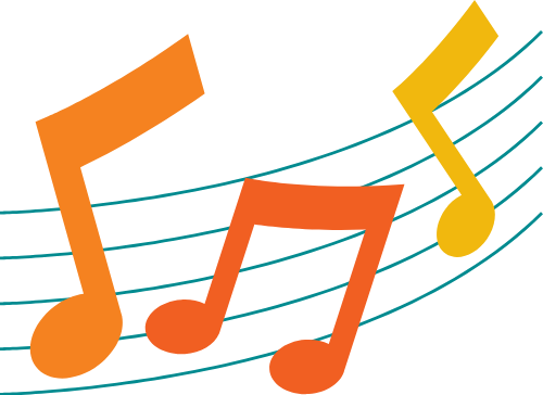 Âm nhạc, music, nốt nhạc, cute, dễ thương