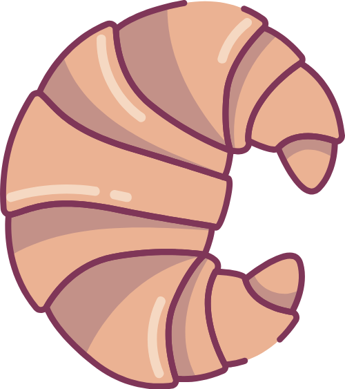 bánh, bánh sừng trâu,cake, croissant