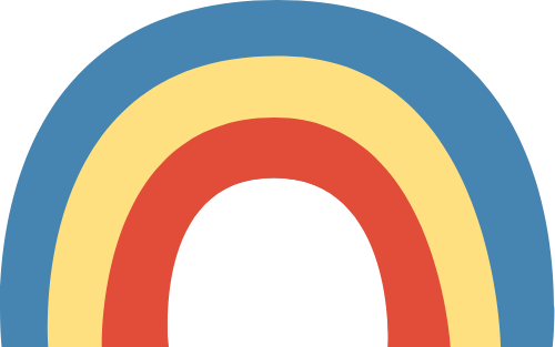 Rainbow, cầu vồng, cute, dễ thương