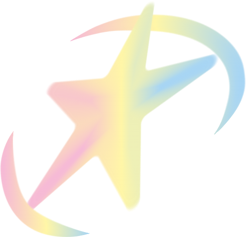 Y2k, hoa, flower, neon, gradient, ngôi sao, star, lấp lánh, twinkle