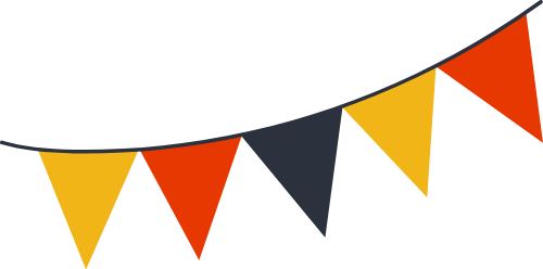 Cờ, lá cờ, flag, party, tiệc, cute, dễ thương