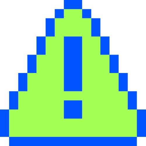 Y2k, pixel, cảnh báo, biển báo, warning, sign