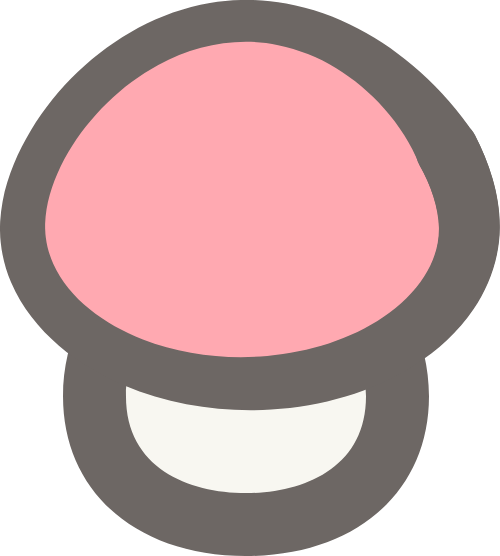 Nấm, mushroom, cute, dễ thương