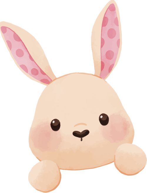 Dễ thương, cute, thỏ, rabbit