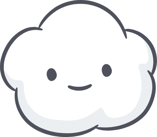 Cute, dễ thương, mây, cloud