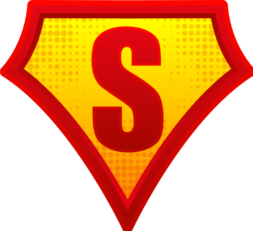 Super man, siêu nhân, siêu anh hùng, cartoon, hoạt hình, logo