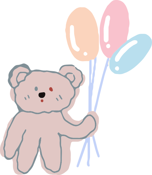Gấu, bear, cute, dễ thương