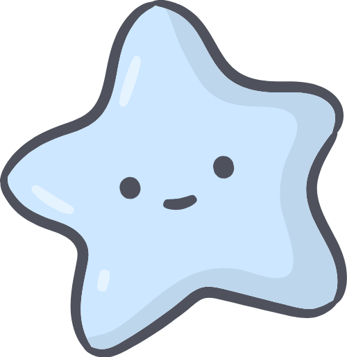 Cute, dễ thương, ngôi sao, star