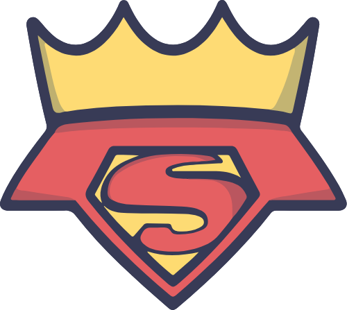 Super man, siêu nhân, siêu anh hùng, cartoon, hoạt hình, logo 2