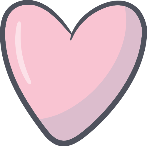 Cute, dễ thương, trái tim, heart