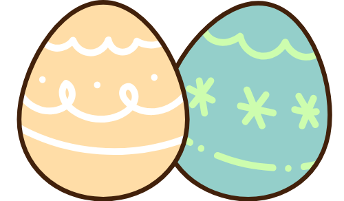 Trứng, eggs, cute, dễ thương