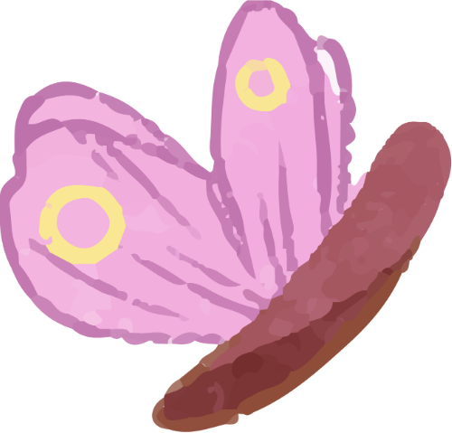 Cọ, brush, bướm, butterfly 1
