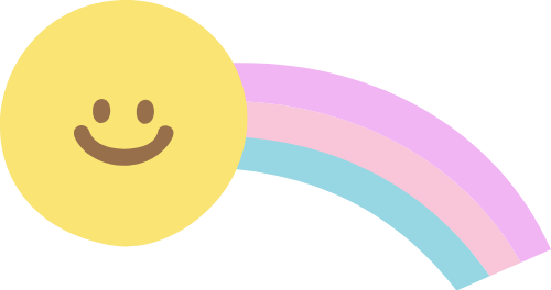Cầu vồng, rainbow, cute, dễ thương