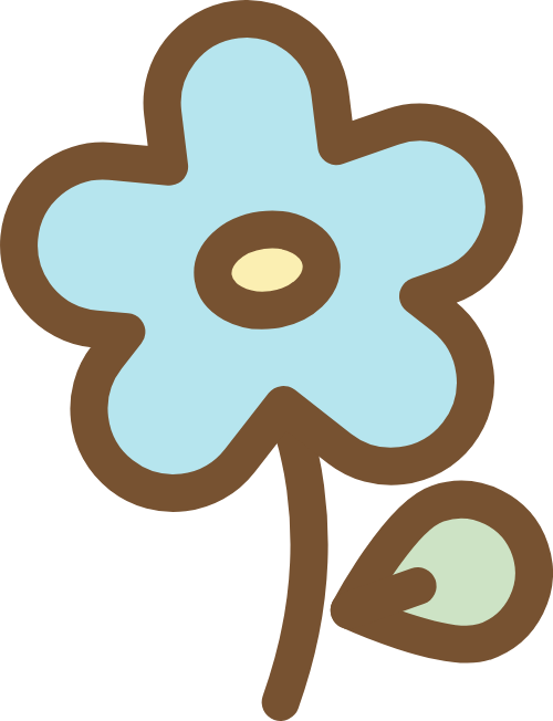 Hoa, hoa lá, flower, cute, dễ thương