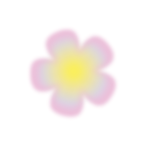 Hoa, flower, màu loang, gradient
