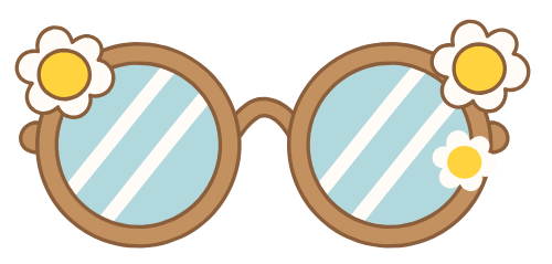 Mắt kính, kình, glasses, hoa, flower 2