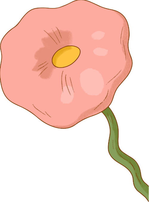 Hoa, hoa lá, flower, watercolor 2