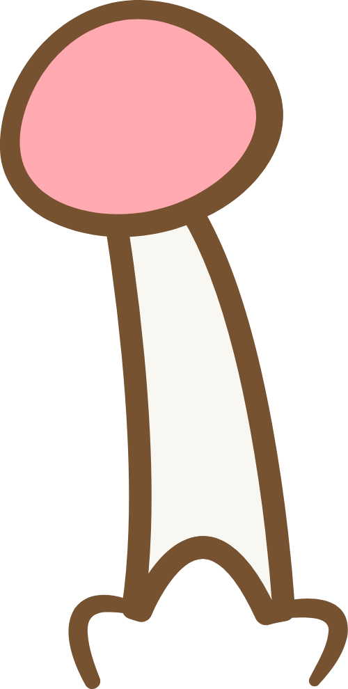 Nấm, mushroom, cute, dễ thương