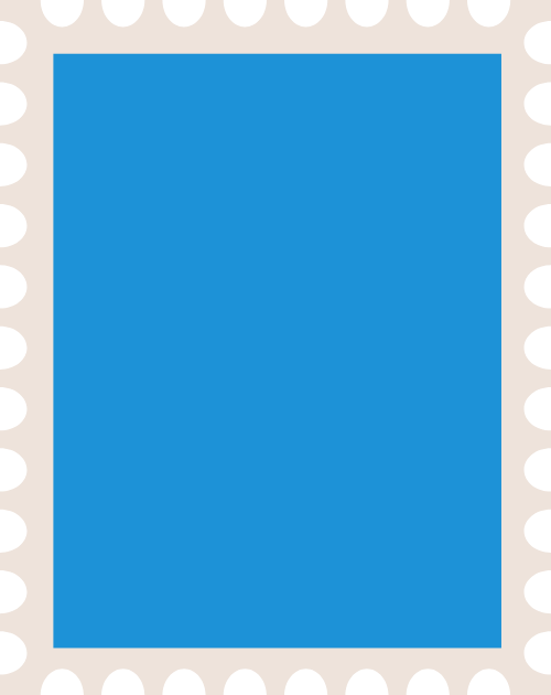 Tem, con tem, stamp, khung, frame, shape