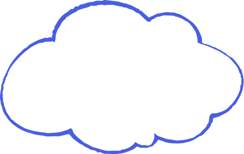 Mây, đám mây, cloud, shape, dễ thương, cute