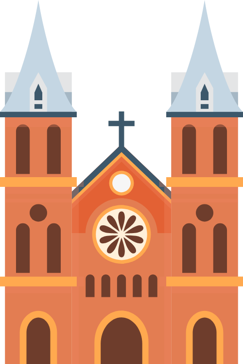 Nhà thờ Đức Bà, nhà thờ, church, địa danh, Việt Nam, VietNam, Vietnamese