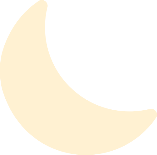 Mặt trăng, moon, luna, shape, cute, dễ thương